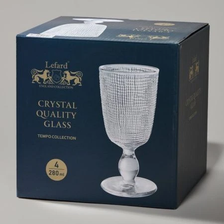 Бокалы набор 4шт 280мл стекло Tempo (6)