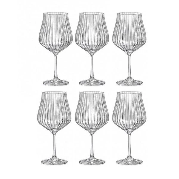 Бокалы для вина набор 6шт 600мл стекло ТУЛИПА opt (8)