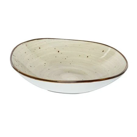 Тарелка глубокая 750мл 21см фарфор SAMOLD ГРАФИТ (6/24)