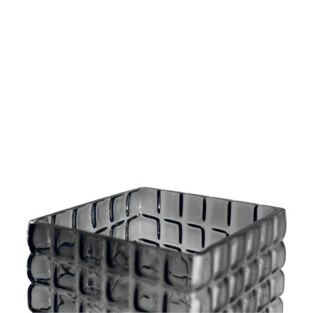 Ваза для цветов 30*10см стекло серая JC-15882 (15)