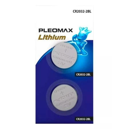 Батарейки набор 2шт Pleomax CR2032-2BL Lithium (60/240)