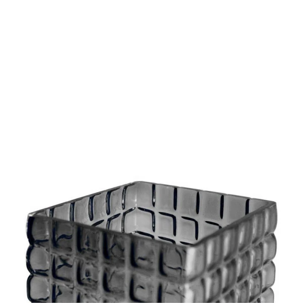 Ваза для цветов 30*10см стекло серая JC-15882 (15)