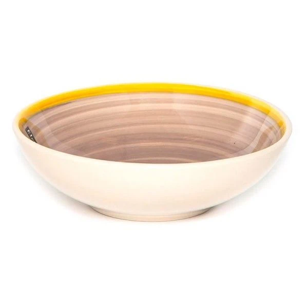 Тарелка глубокая 18см 750мл керамика Аэрография ПОЛДЕНЬ 139-23098 (6/36) ВЫВОД