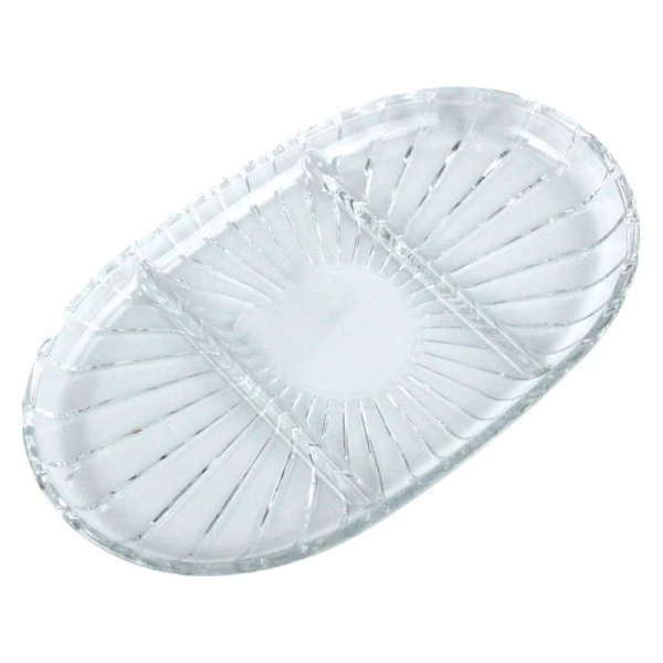 Менажница овальная 163*278мм стекло ЭЛЕГАНТ (6)