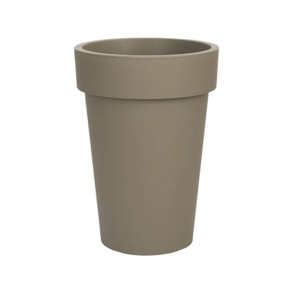 Кашпо 50л 41,5*55,5см пластик ЛОФТ ЛОНГ мокко (4)