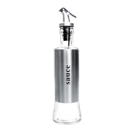 Бутылка для масла 400мл стекло с мет.дозатором YF-1027 (48)