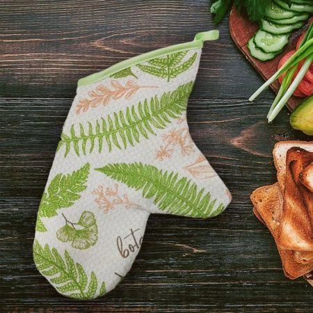 Прихватка-рукавица вафельная БОТАНИКА 2302/1 ДомВелл