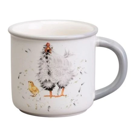 Кружка 450мл 13*10*9,5см керамика FUNNY HENS (36)