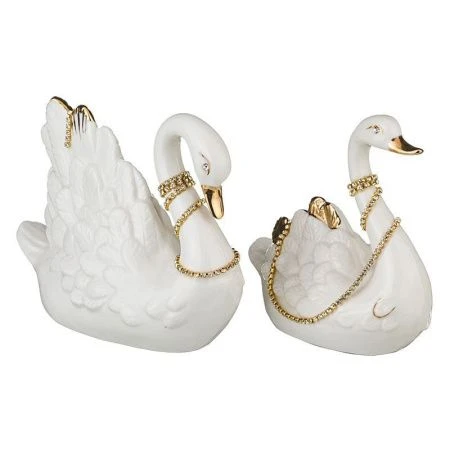 яяяФигурка Лебеди набор 2шт. 14*14см (18) яяяФигурка Лебеди набор 2шт. 14*14см (18)