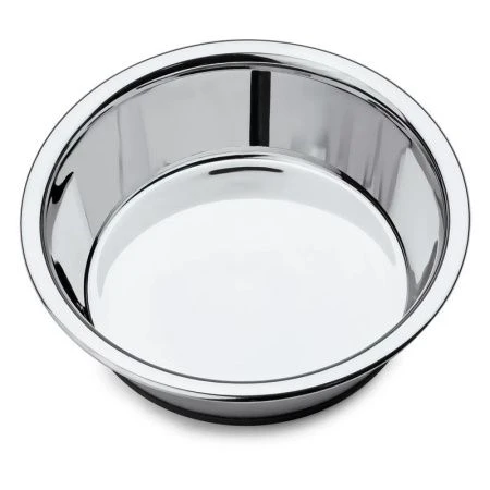 Миска для животных 950мл нерж.сталь с прорезиненым дном Buffi  BUF-950 (120)