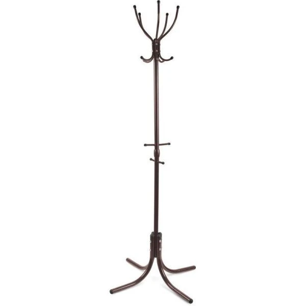 Вешалка напольная 5 крючков 700*700*1800мм металл КОМФОРТ медный антик ВК5 (1) 2686