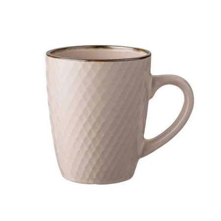 Кружка 320мл керамика ГРАФИКА бежевый песок (6/36)