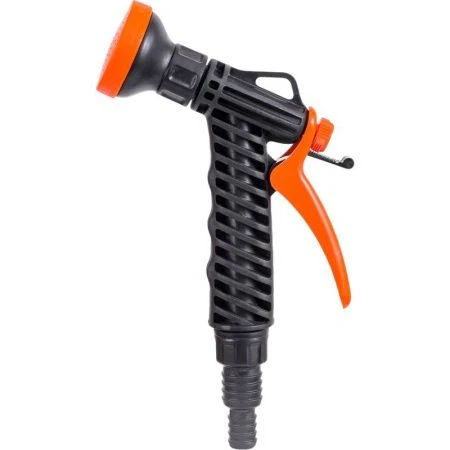 Пистолет-душ для полива пластик с фиксатором для шланга 1/2-3/4 ЖУК (50) 3216-00