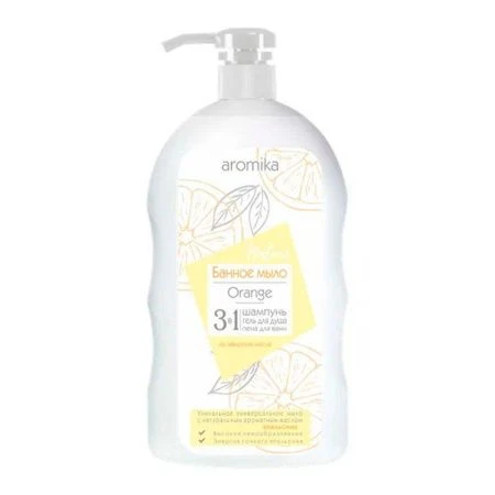 Мыло жидкое банное 800мл 3в1 ORANGE (12)