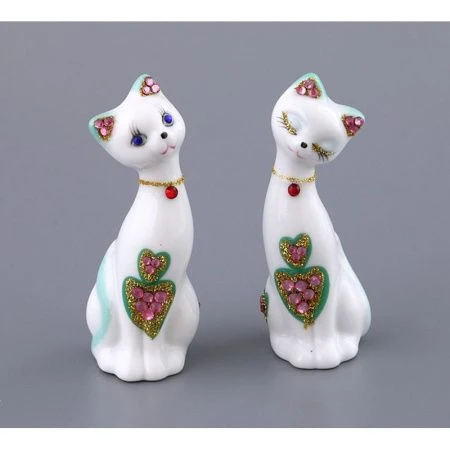 яяяФигурки набор 2шт. КОШЕЧКИ 8,5см (72)