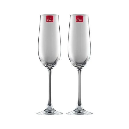 Бокалы для шампанского набор 2шт 180мл стекло RONA MAGNUM (12)