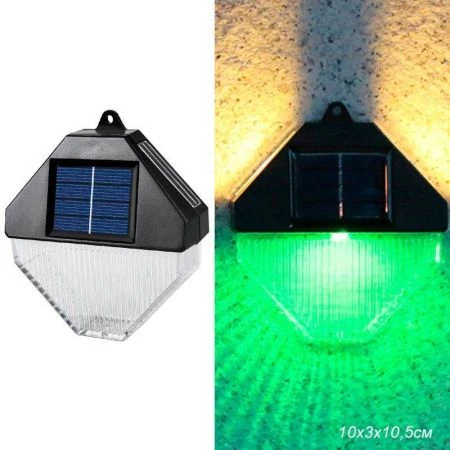 Светильник садовый на солнечной батарее 10*3*10,5см 5005 (2/240)