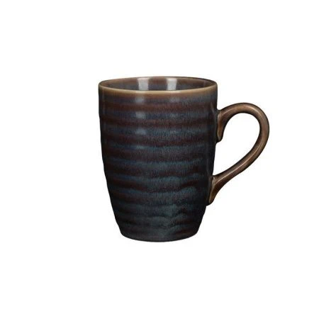 Кружка 325мл фарфор TERRA сине-коричневый [2620F] (6)