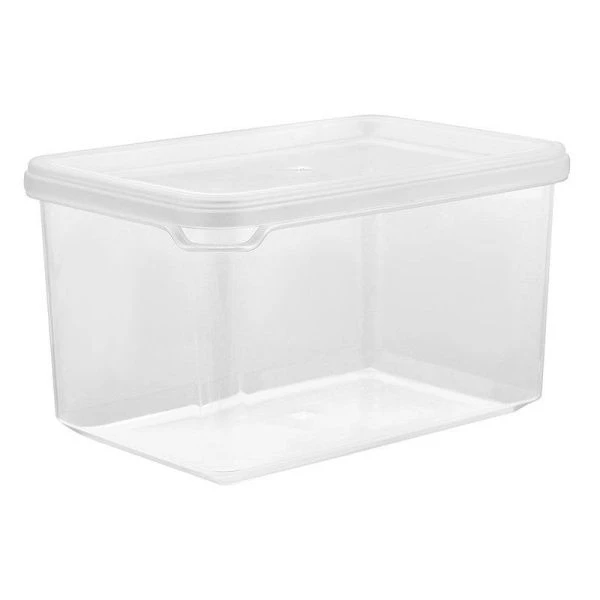 Банка для сыпучих продуктов 550мл пластик HELSINKI натуральный (30)