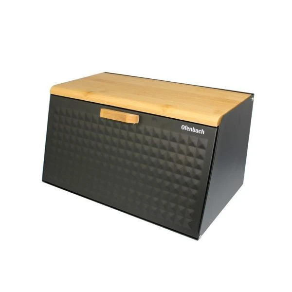 Хлебница 35,5*21,5*19,5 бамбук/нерж.сталь арт. 100805 (4)