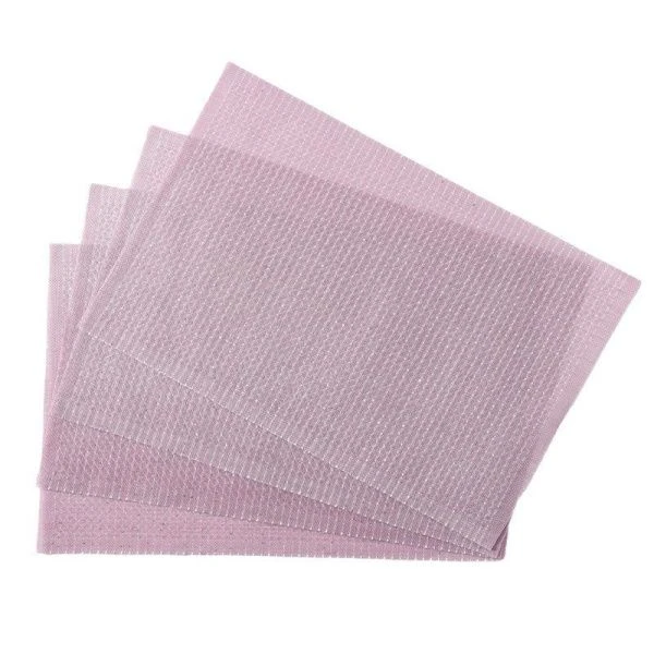 Набор салфеток сервировочных ПВХ 4шт. 45*30см розовый (36)