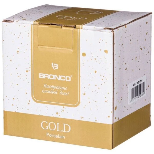 Кружка 310мл фарфор Gold (48)