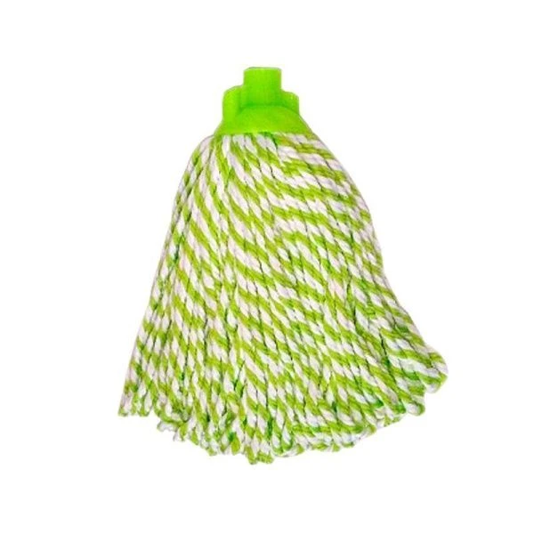 Насадка для швабры веревочная микрофибра бело-зеленая 200/2 (50) Насадка для швабры веревочная микрофибра бело-зеленая 200/2 (50)