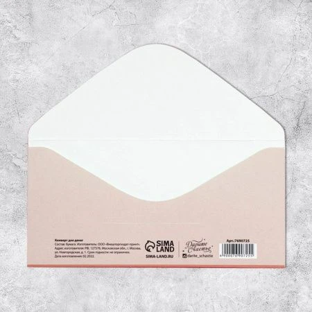 Конверт для денег бумага 16,5*8см На маленькие и большие радости (10) Конверт для денег бумага 16,5*8см На маленькие и большие радости (10)