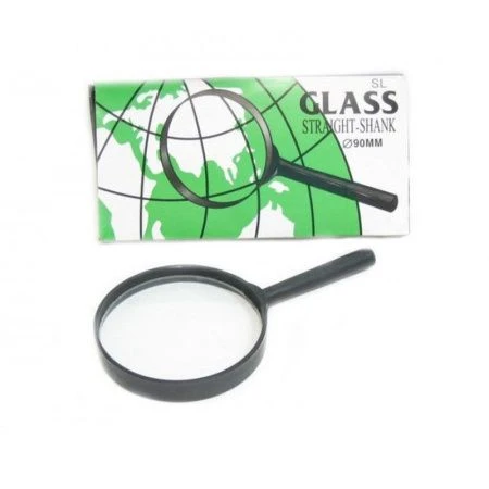 Лупа увеличительная 90мм стекло пластиковый корпус (200)