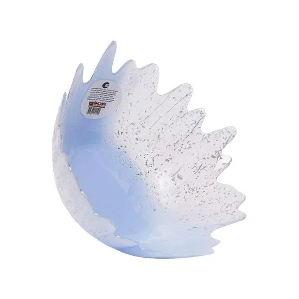 Блюдо глубокое 20см стекло АУРА голубое серебро 14867/G (6)