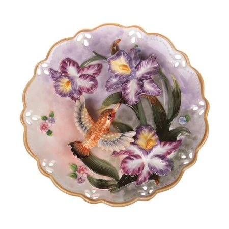 яяяТарелка декоративная настенная керамика 20см (24)