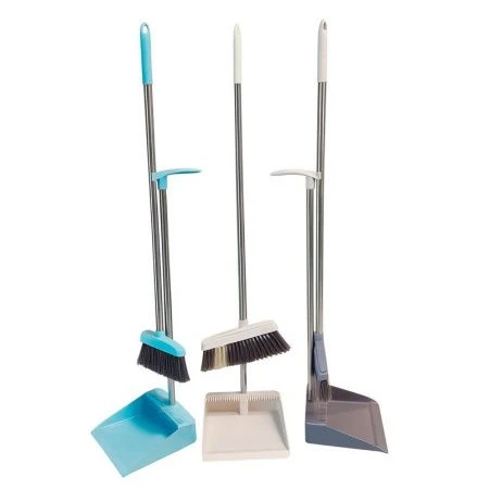 Набор Ленивка пластик щетка для пола с совком 82*28/73*25см 3306/JC-18014 (60)