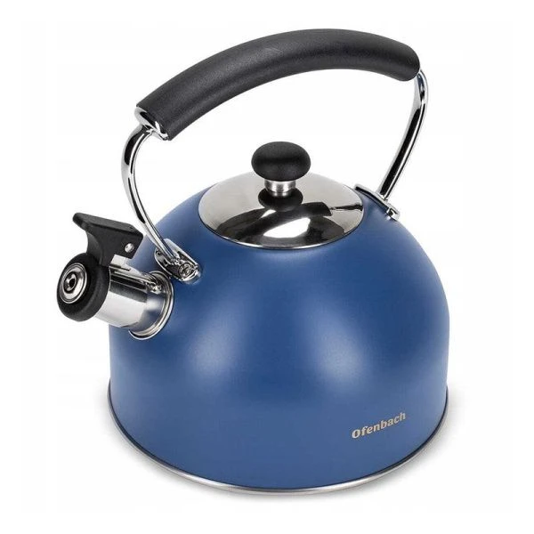 Чайник со свистком 2,2л нерж.сталь арт.100327 (12)