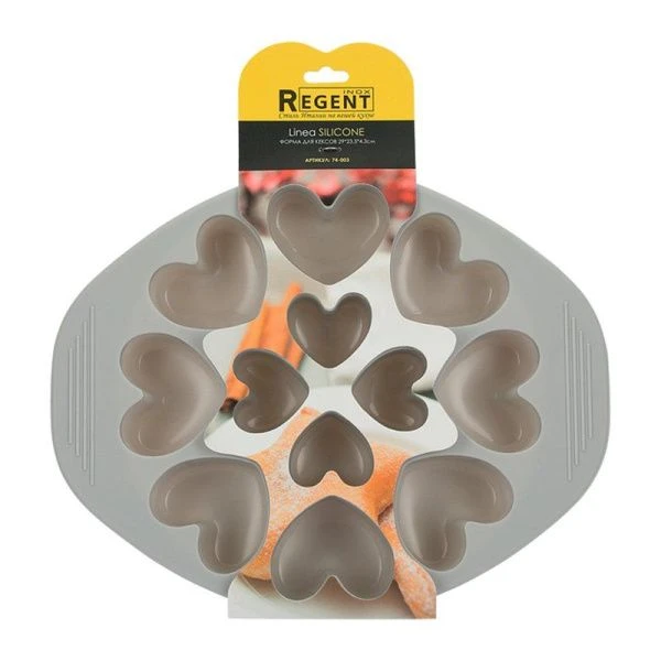 Форма для кексов 29*23,5*4,3см силикон Silicone (24)