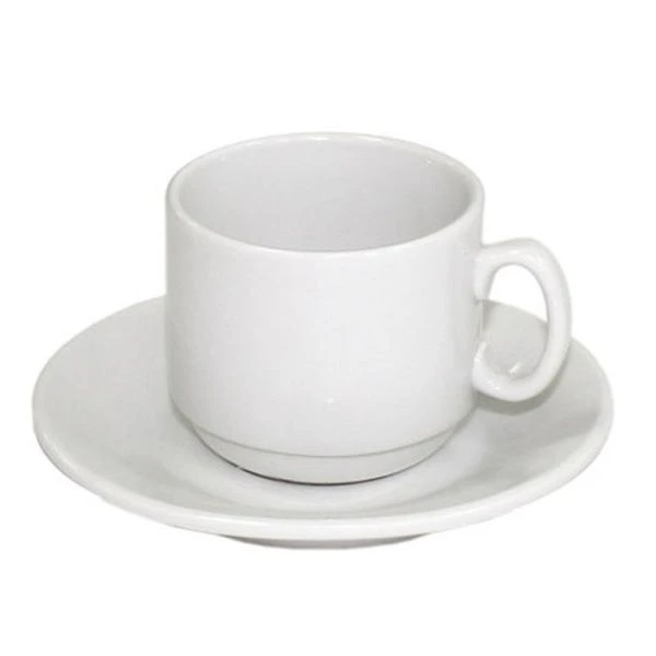 Кофейный набор 2пр фарфор БЕЛЬЕ Мокко на 1 персону 100мл (48)