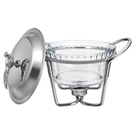 Мармит 1,3л нерж.сталь/стекло ОХОТА с крышкой (4)