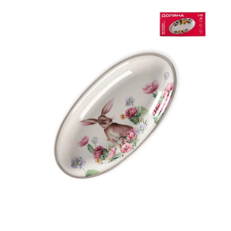 Блюдо овальное 28*14,5*3,5см керамика ЗАЙКА 4826226 (24)
