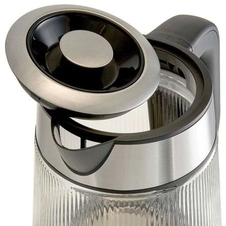 Чайник электрический 1,7л стекло 2200Вт DELTA LUX DE-1024 черный (6)