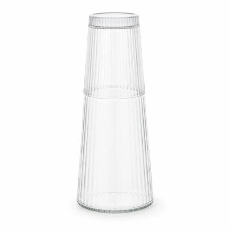 Графин 900мл 23*14,5см с крышкой-стаканом 240мл 9,5*7,5см стекло в подарочной коробке (24)