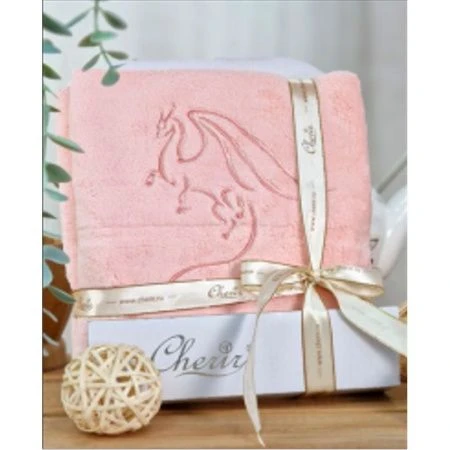 яяяНабор полотенец микрофибра 2пр 40*60/30*30см розовый 4294150-1+4294130+К-338В