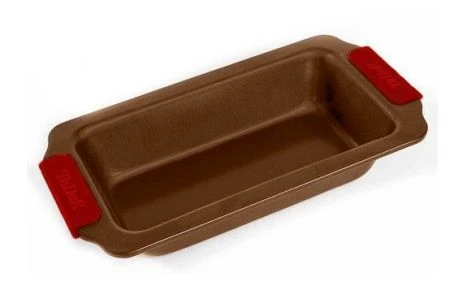 Форма для выпечки хлеба 28*14*7см углерод.сталь АП силикон.ручки (6)