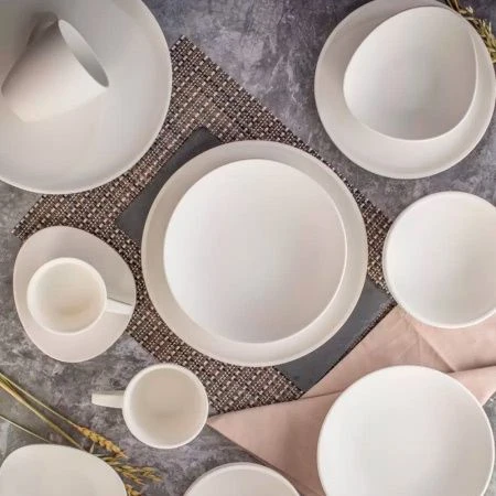 Тарелка мелкая 26см фарфор ROCK WHITE обеденная DM8010 (6)