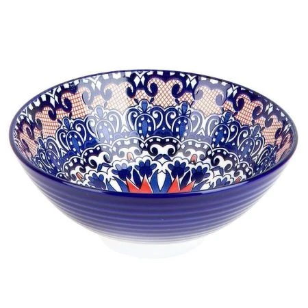 Салатник 1200мл 20,5см фарфор Arabesque синий (6) ВЫВОД
