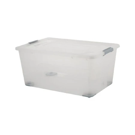Ящик для хранения 40л 56,5*38,5*27см пластик Bergen натуральный (5)