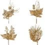 Декор новогодний Ветка золотая 10*7*17см, 4 вида (72/720)