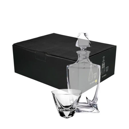 Набор для виски 7пр (графин 580мл, 6 стаканов 250мл) стекло JC-16174 (4)