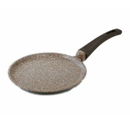 Сковорода блинная 22см алюминий АП 4-х слойное АЛТАЙ бронзовая крошка ручка soft-touch (10)