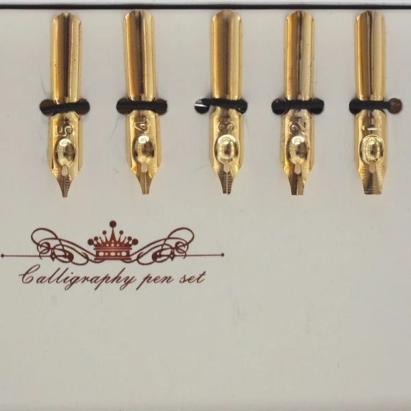 Набор подарочный: ручка перьевая, чернильница, подставка д/ручки, 5 наконечников 22*10*4см