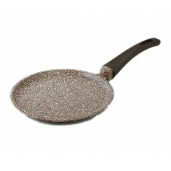 Сковорода блинная 22см алюминий АП 4-х слойное АЛТАЙ бронзовая крошка ручка soft-touch (10)