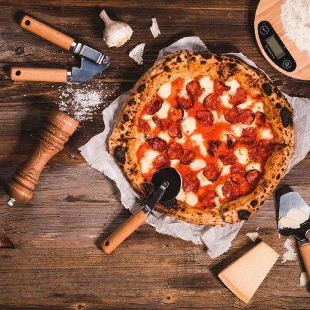 Пресс для чеснока металл с дер.ручкой LC096763 (200) JC-18081